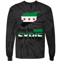 Pray For Syria | Women Tie-Dye Long Sleeve Shirt