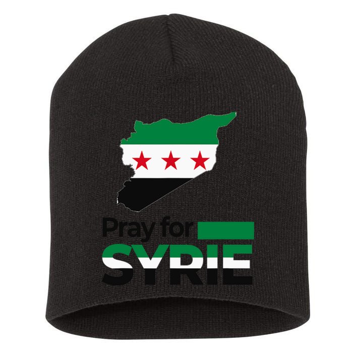 Pray For Syria | Women Short Acrylic Beanie