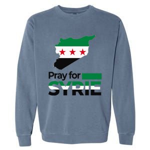 Pray For Syria | Women Garment-Dyed Sweatshirt