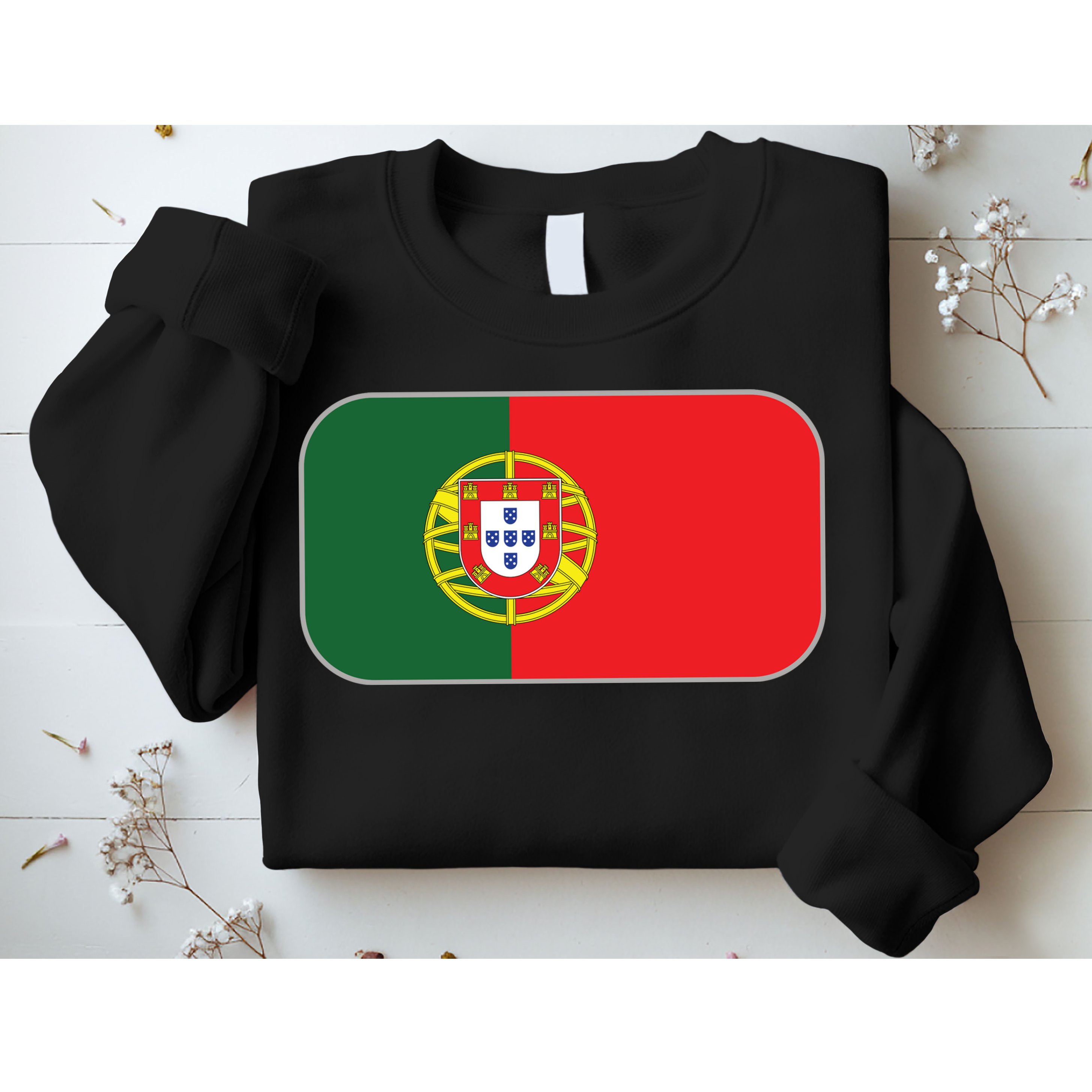 Portugal Flag Soccer Portuguese Flag Sweatshirt