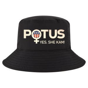 Potus Female Symbol Yes She Kam Harris For President Cute Gift Cool Comfort Performance Bucket Hat