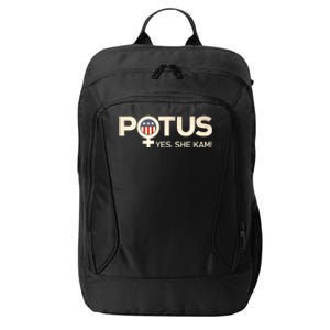 Potus Female Symbol Yes She Kam Harris For President Cute Gift City Backpack