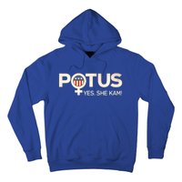 Potus Female Symbol Yes She Kam Harris For President Cute Gift Hoodie