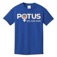 Potus Female Symbol Yes She Kam Harris For President Cute Gift Kids T-Shirt