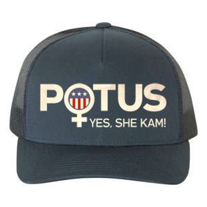 Potus Female Symbol Yes She Kam Harris For President Cute Gift Yupoong Adult 5-Panel Trucker Hat