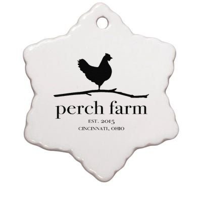 Perch Farm Store Ceramic Star Ornament