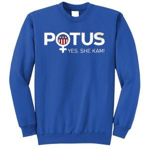 Potus Female Symbol Yes She Kam Harris For President Sweatshirt