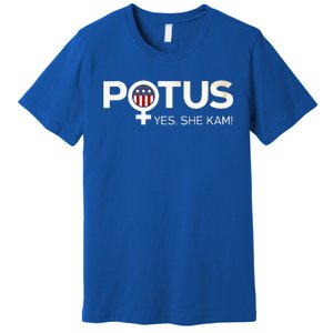 Potus Female Symbol Yes She Kam Harris For President Premium T-Shirt