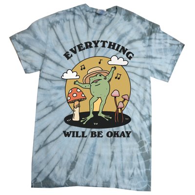 Positive Frog Singing Froggy Tie-Dye T-Shirt