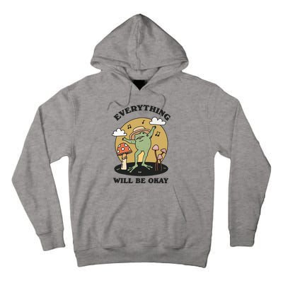 Positive Frog Singing Froggy Tall Hoodie