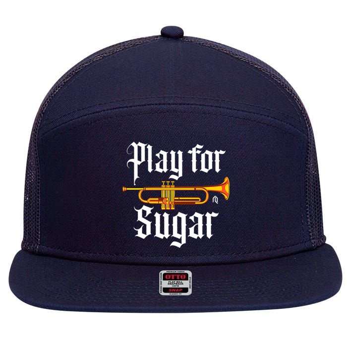 Play For Sugar Premium 7 Panel Mesh Trucker Snapback Hat