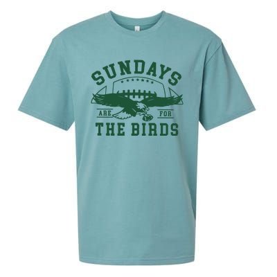 Philadelphia Football Sundays Are For The Birds Sueded Cloud Jersey T-Shirt