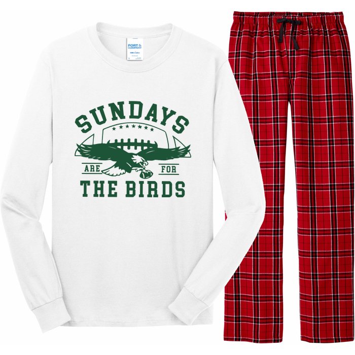 Philadelphia Football Sundays Are For The Birds Long Sleeve Pajama Set