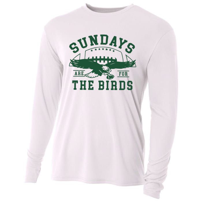 Philadelphia Football Sundays Are For The Birds Cooling Performance Long Sleeve Crew