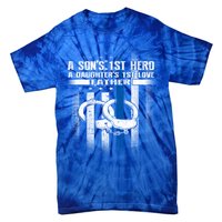 Police Father SonS First Hero Daughters First Love Gift Tie-Dye T-Shirt