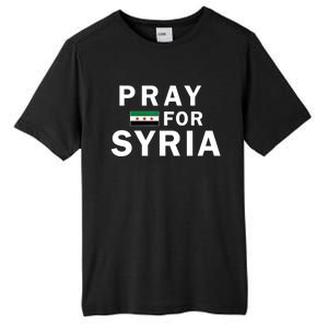 Pray For Syria Tall Fusion ChromaSoft Performance T-Shirt