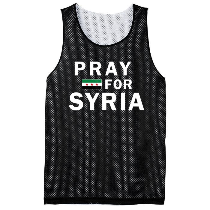 Pray For Syria Mesh Reversible Basketball Jersey Tank