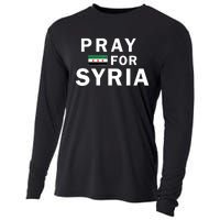 Pray For Syria Cooling Performance Long Sleeve Crew