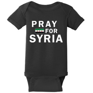 Pray For Syria Baby Bodysuit