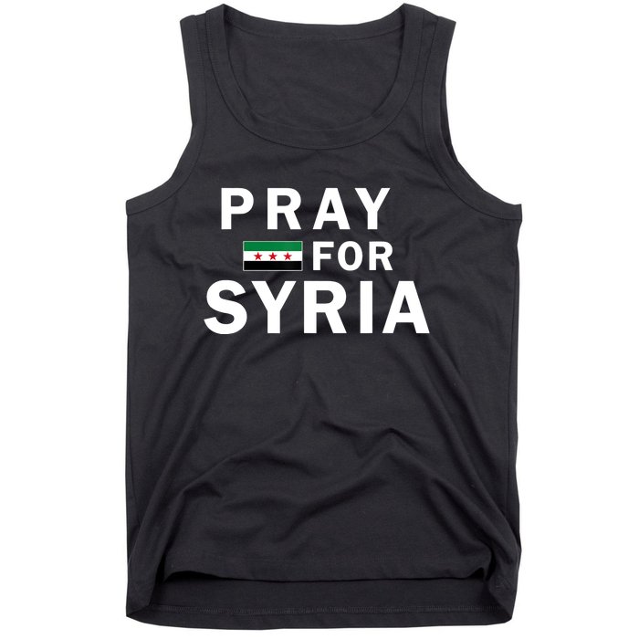 Pray For Syria Tank Top