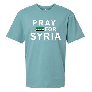 Pray For Syria Sueded Cloud Jersey T-Shirt