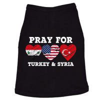 Pray For Syria And Turkey Earthquake American Flag Vintage Doggie Tank