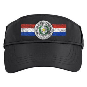 Paraguay Flag Sports Athletic Jersey Style Top Adult Drive Performance Visor