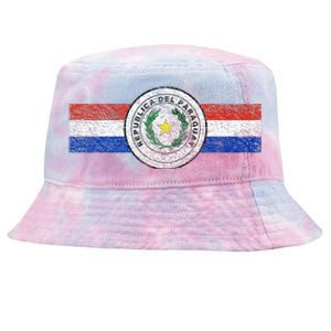 Paraguay Flag Sports Athletic Jersey Style Top Tie-Dyed Bucket Hat