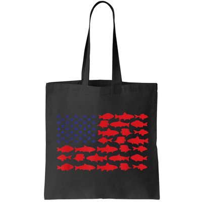 Patriotic Fisher Saltwaters Fish Saltwater Men American Flag Bag