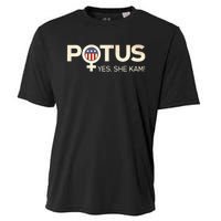 Potus Female Symbol Yes She Kam Harris For President Cooling Performance Crew T-Shirt