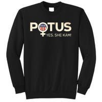 Potus Female Symbol Yes She Kam Harris For President Sweatshirt