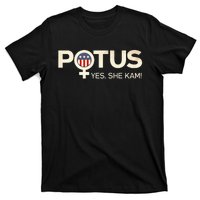 Potus Female Symbol Yes She Kam Harris For President T-Shirt