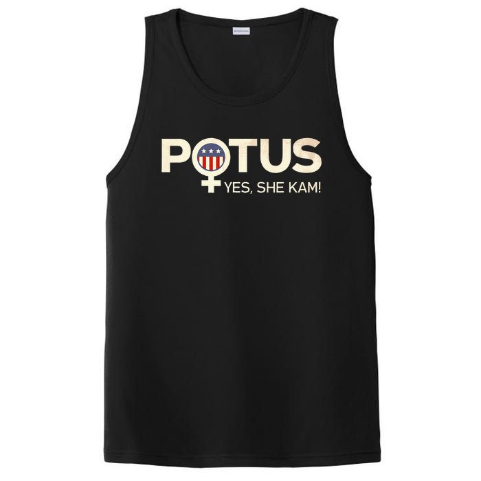 Potus Female Symbol Yes She Kam Harris For President PosiCharge Competitor Tank