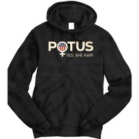 Potus Female Symbol Yes She Kam Harris For President Tie Dye Hoodie