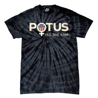 Potus Female Symbol Yes She Kam Harris For President Tie-Dye T-Shirt