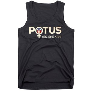 Potus Female Symbol Yes She Kam Harris For President Tank Top