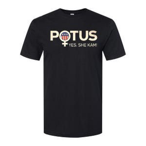 Potus Female Symbol Yes She Kam Harris For President Softstyle CVC T-Shirt