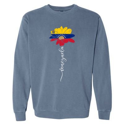 Peru Flag Sunflower Vintage Peruvians Lover Taiwan Gift Garment-Dyed Sweatshirt