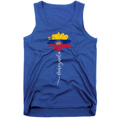 Peru Flag Sunflower Vintage Peruvians Lover Taiwan Gift Tank Top