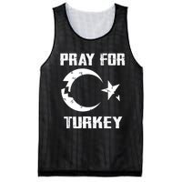 PRAY FOR TURKEY FLAG BROKEN Turkish Mesh Reversible Basketball Jersey Tank