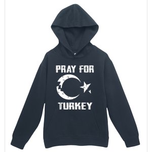 PRAY FOR TURKEY FLAG BROKEN Turkish Urban Pullover Hoodie