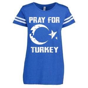 PRAY FOR TURKEY FLAG BROKEN Turkish Enza Ladies Jersey Football T-Shirt