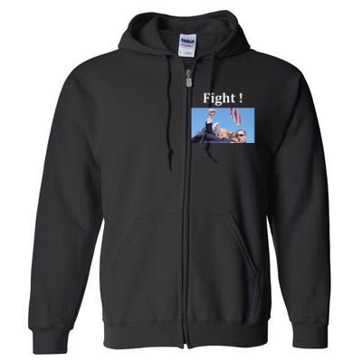 Pray For Trump Donald Trump Statement Trump Shooter On Roof Full Zip Hoodie