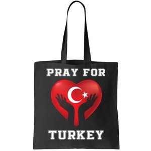 Pray For Turkey Support Turkish Turkey Map Tote Bag