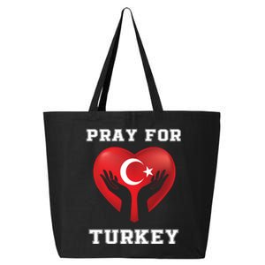 Pray For Turkey Support Turkish Turkey Map 25L Jumbo Tote