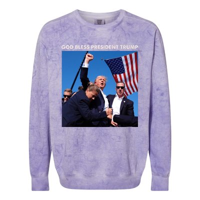 Pray For Trump Donald Trump Statement Trump Shooter Colorblast Crewneck Sweatshirt