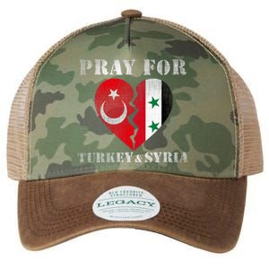 Pray For Turkey Syria Earthquake Support Rebuild Legacy Tie Dye Trucker Hat