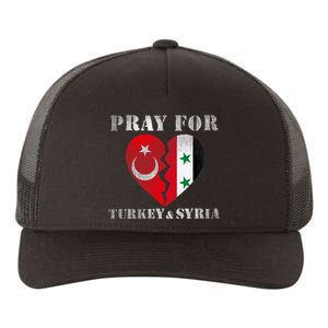 Pray For Turkey Syria Earthquake Support Rebuild Yupoong Adult 5-Panel Trucker Hat