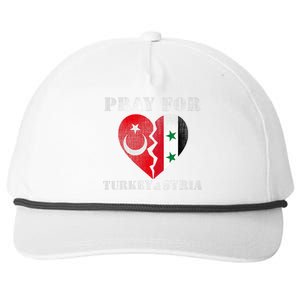 Pray For Turkey Syria Earthquake Support Rebuild Snapback Five-Panel Rope Hat