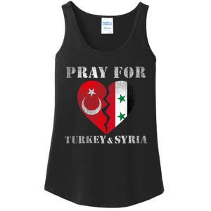 Pray For Turkey Syria Earthquake Support Rebuild Ladies Essential Tank